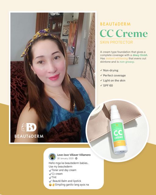 Beautederm CC Cream 60ml Testimonial Story