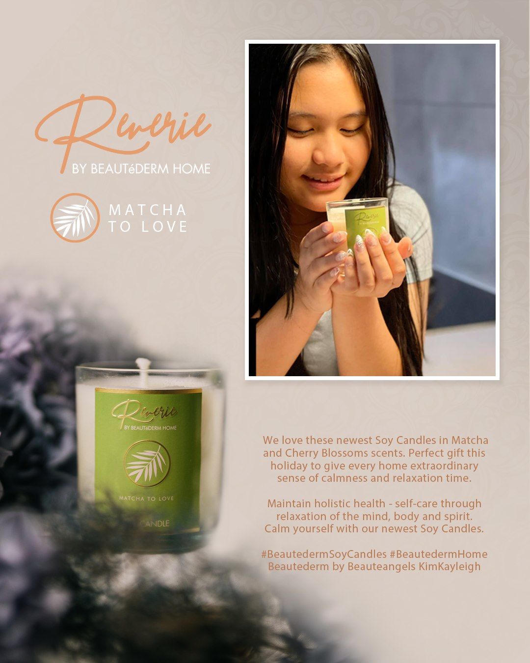 Beautederm Home Reverie Soy Candle Story Testimony