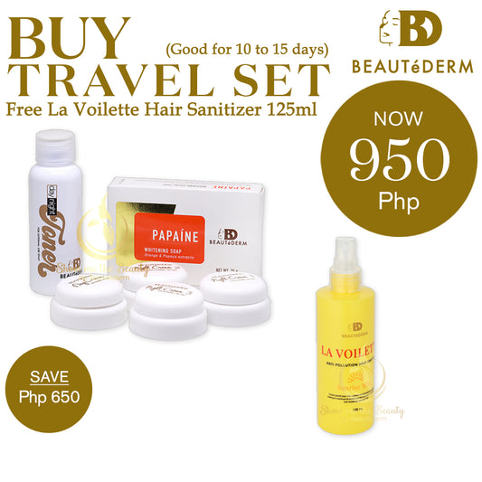 Beautederm Travel Set (Good for 10 to 15 days use) PROMO