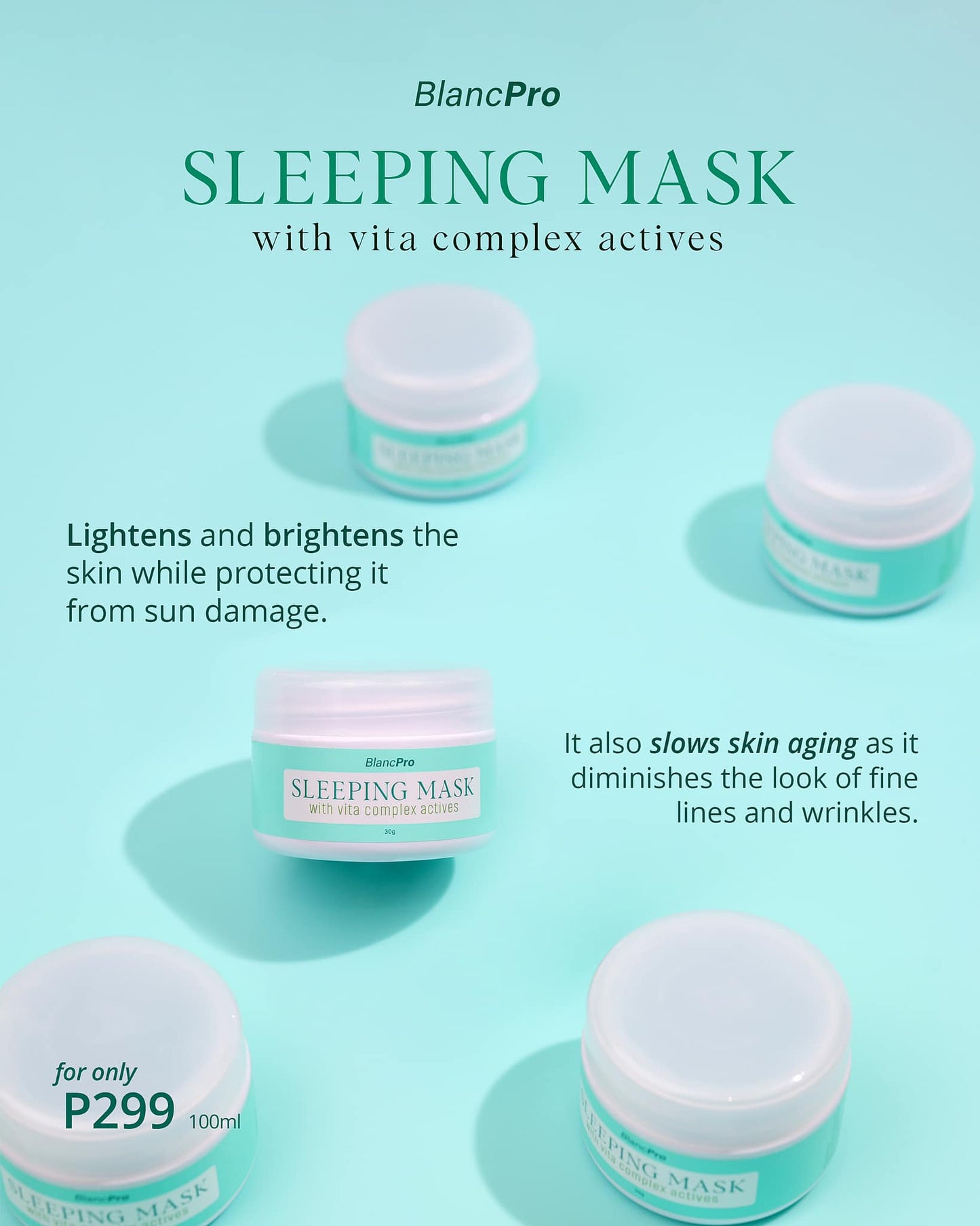 Blanc Pro Sleeping Mask with Vita Complex Actives Blancpro PROMO