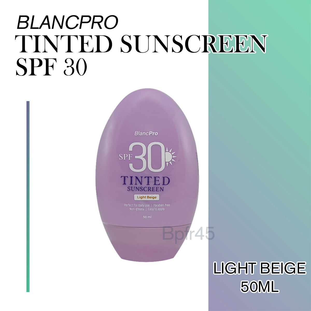 Blanc Pro Tinted Sunscreen SPF30 50ml Blancpro PROMO