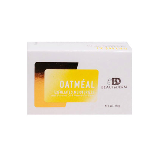 Beautederm Oatmeal Soap with Coconut Oil & Natural Oat Fiber