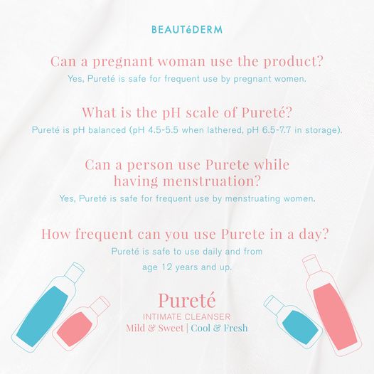 Beautederm Purete Intimate Cleanser Feminine Wash FAQ